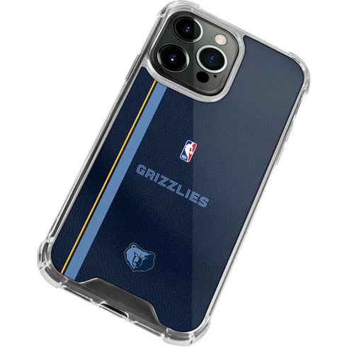 NBA Memphis Grizzlies Jersey iPhone 14 Pro Clear Case